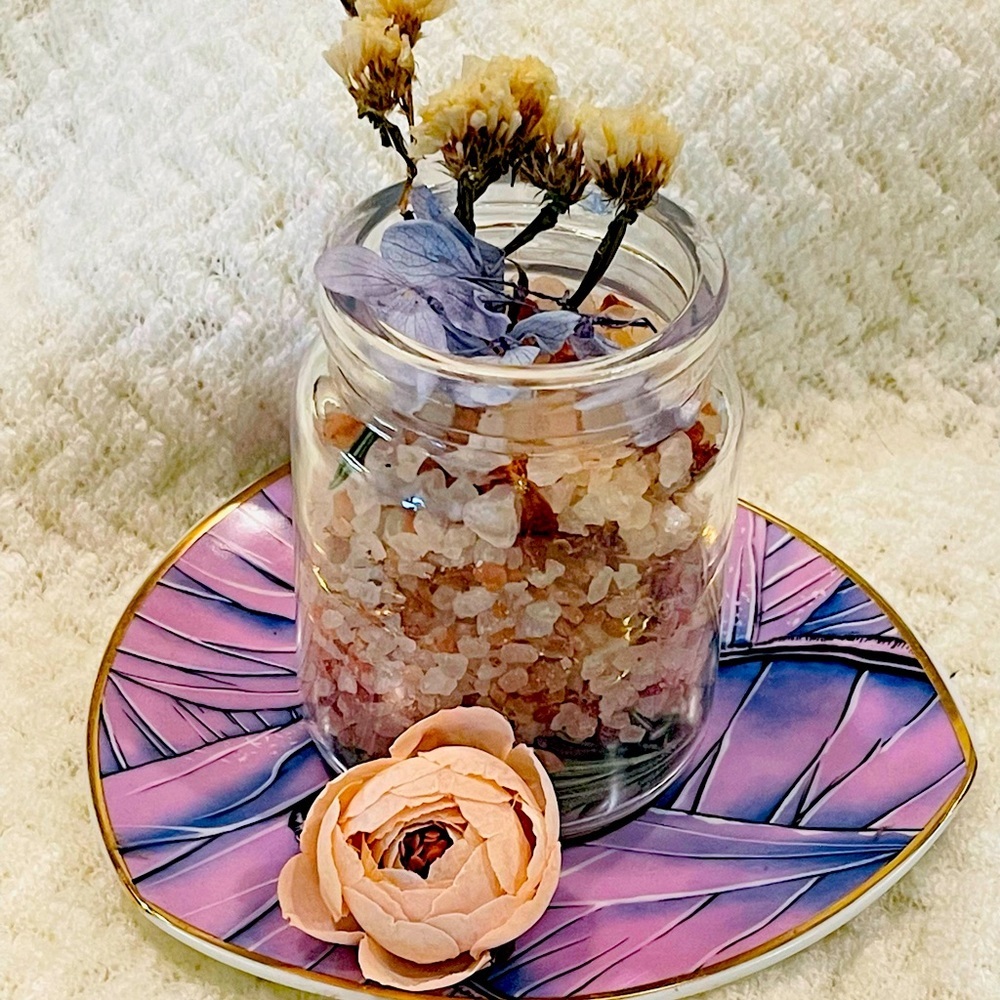 Lavender and Rose Foot Soak Bath Salt